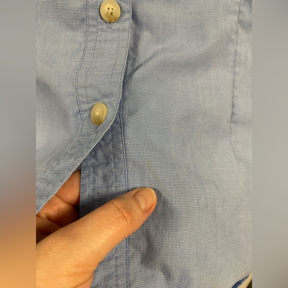 ExOfficio Womens Buzz Off Insect Shield Long Sleeve Shirt Lt Blue Size Medium - Picture 7 of 7